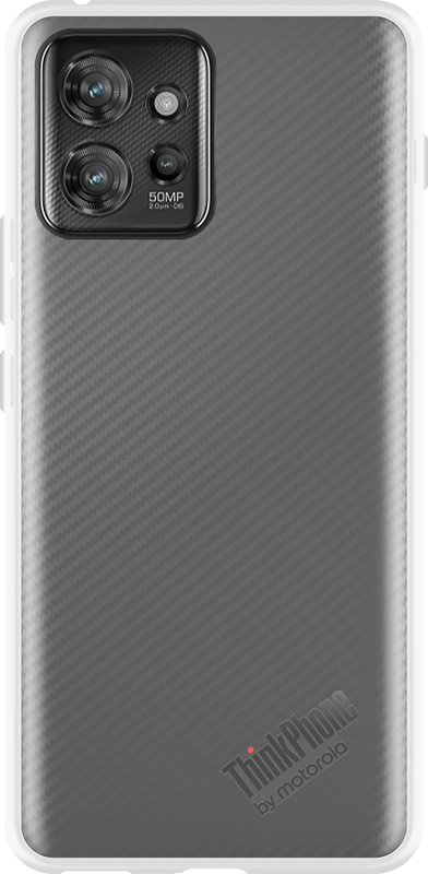 Just in Case Soft Design Motorola ThinkPhone Back Cover Transparant