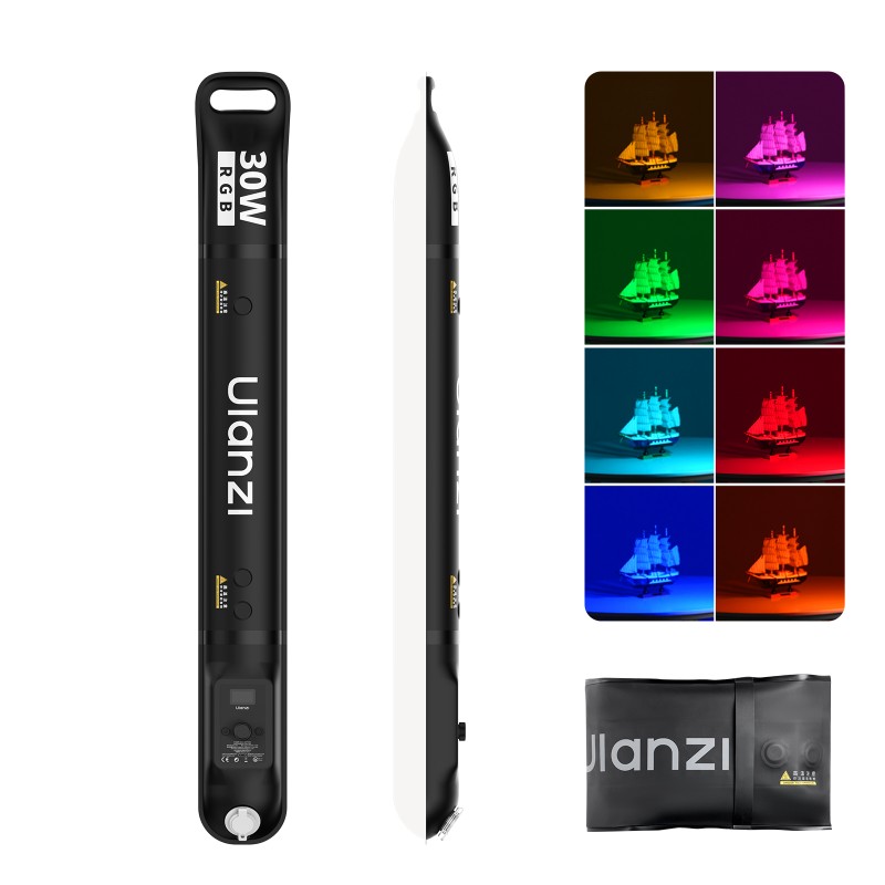 Ulanzi LA30 30W RGB air tube light met ingebouwde accu voor videografie en fotografie