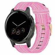 Canvas nylon bandje - Roze - Huawei Watch 5 - 42mm