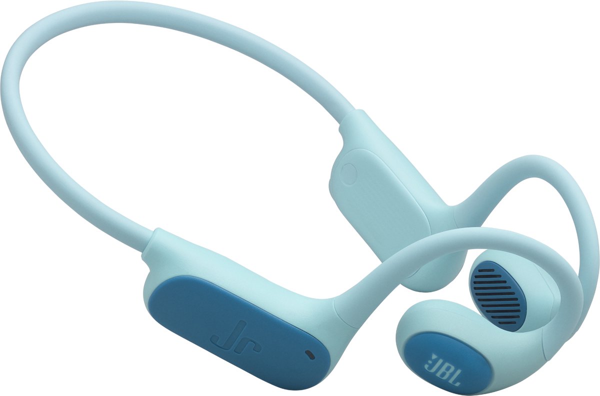 JBL Junior Free - Kinderkoptelefoon Draadloos - Bluetooth - Kindveilig Volume - Open ear - 20 uur - Teal
