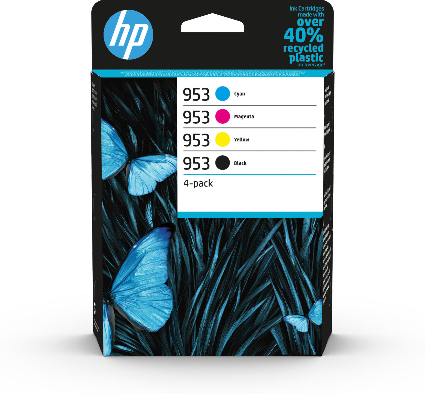 HP 953 zwart/drie-kleuren