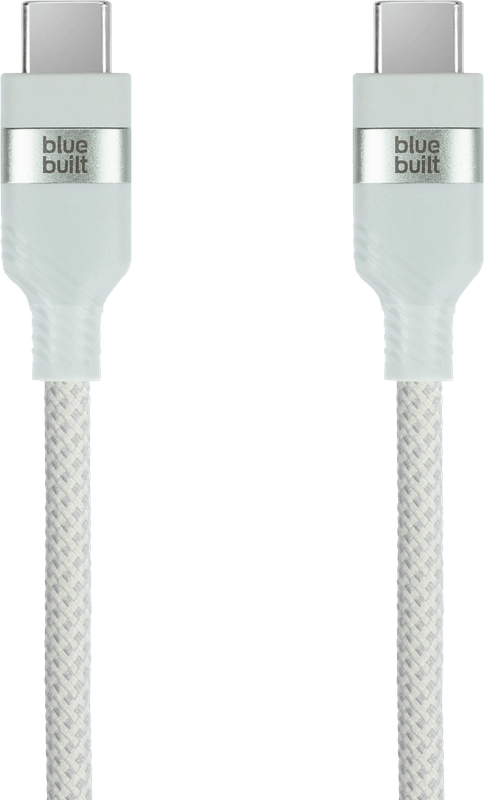 BlueBuilt Usb C naar Usb C Kabel 1,5m Nylon Mintgroen
