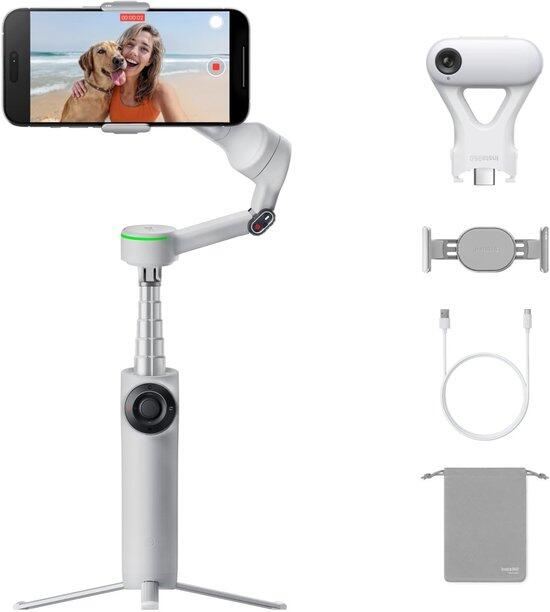 Insta360 Flow 2 AI Tracker gimbal grijs