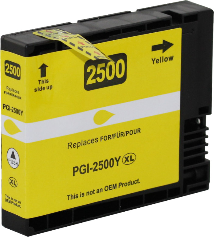 Huismerk Canon PGI-2500XL Y cartridge geel