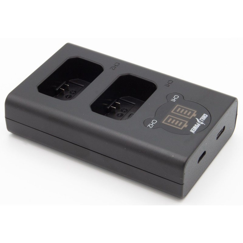 ChiliPower Sony NP-FW50 dubbellader voor 2 camera accu's (tegelijk)