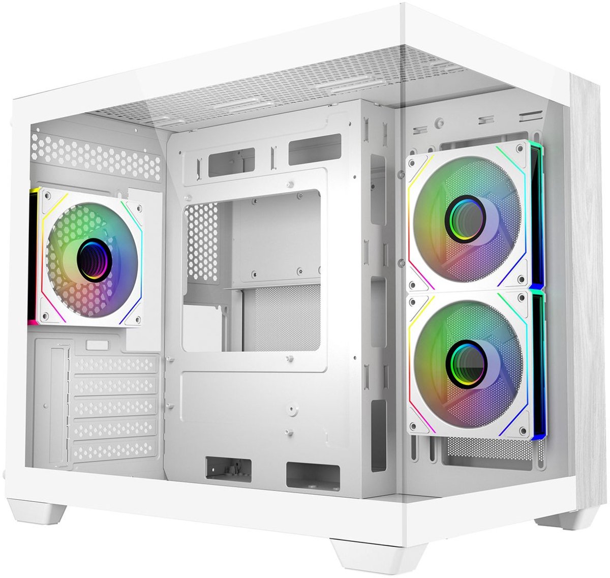 Cooler Master Elite 481 Wood - Wit