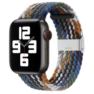 Braided nylon bandje - Multicolor - Geschikt voor Apple Watch 44mm / 45mm / 46mm / 49mm