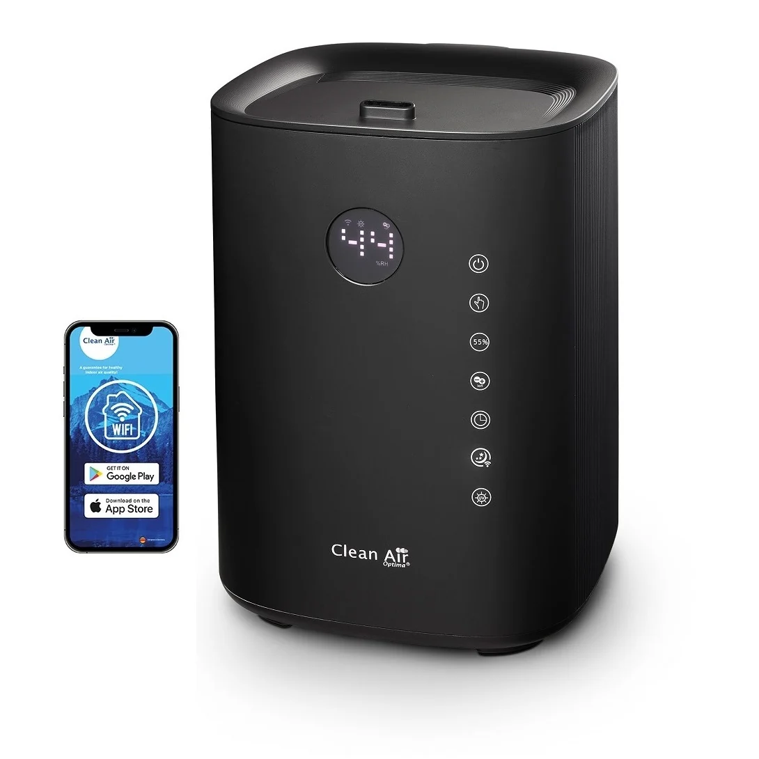 Clean Air Optima CA-604B Smart Top Luchtbevochtiger Zwart