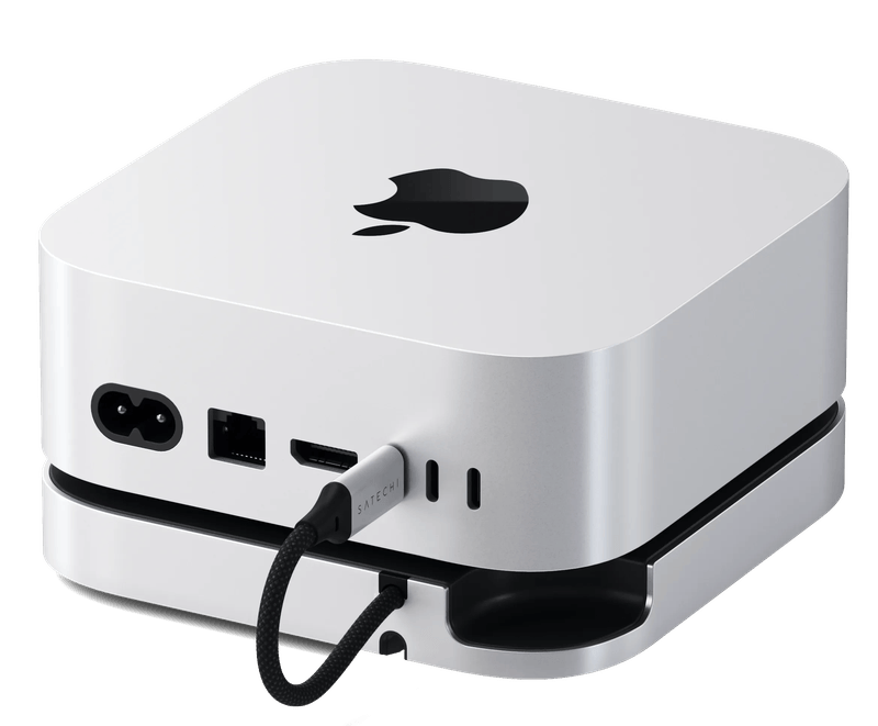 Satechi USB-C Mac Mini M4 Stand & Hub met SSD slot
