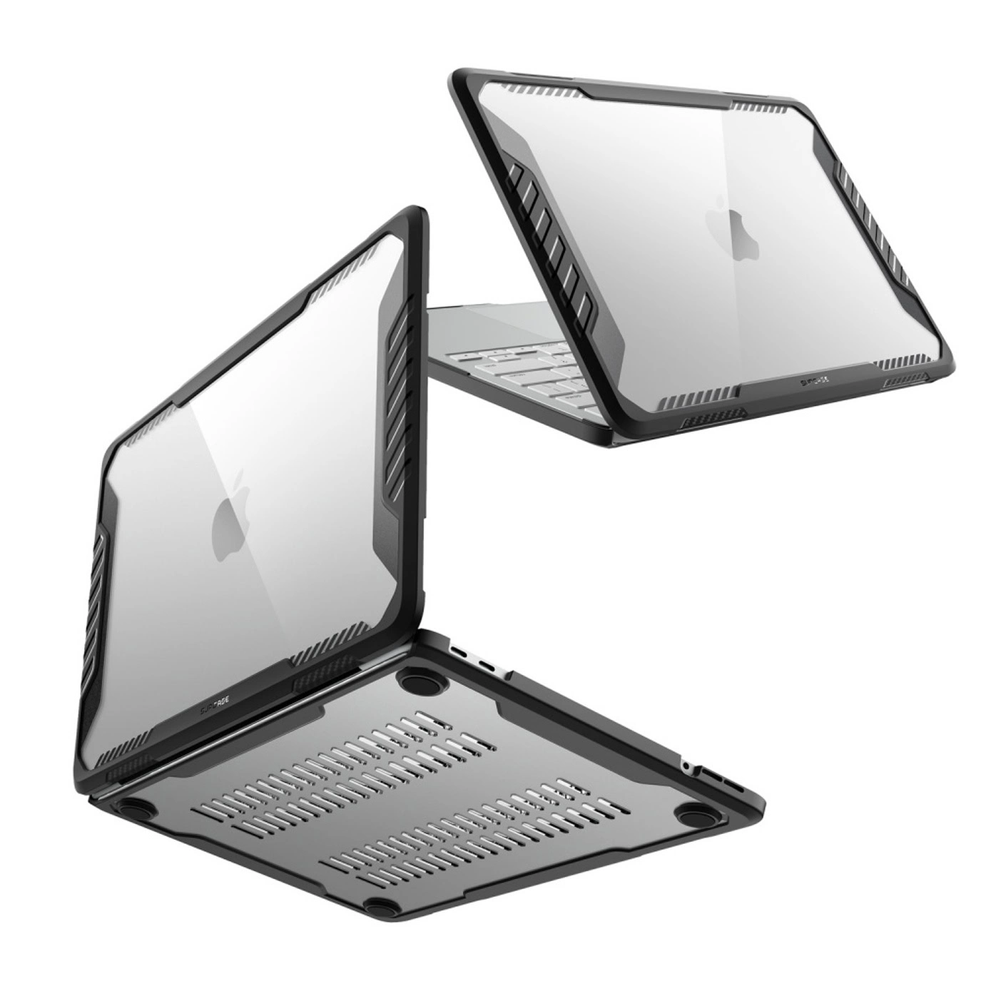 Supcase Unicorn Beetle Hoesje voor MacBook Neo 13 inch (2026) - Zwart / Transparant