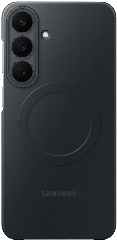 Samsung Galaxy S26 FE Siliconen Slim Back Cover met Magneet Zwart