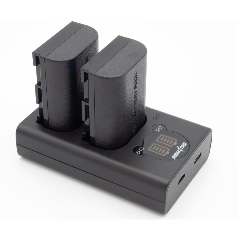 ChiliPower LP-E6N Canon USB Duo Kit - Camera accu set