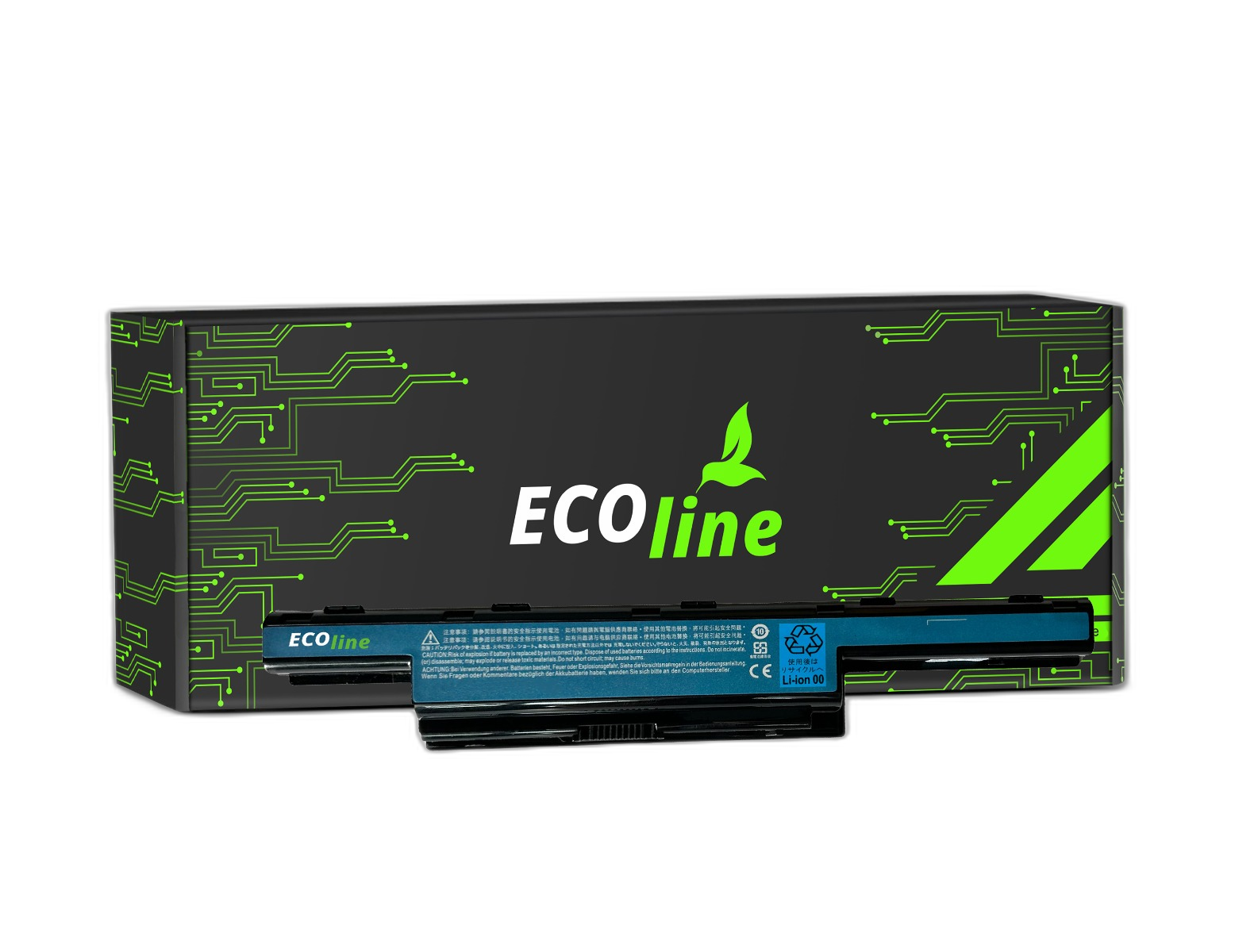 EcoLine - AS10D31 AS10D41 AS10D51 AS10D71 Batterij Compatibel Met De Acer Aspire 5740G 5741G 5742G 5749Z 5750G 5755G / 11.1V 4400mAh