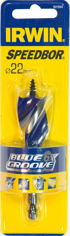 Irwin speedboor 22x100mm Blue Groove 6x