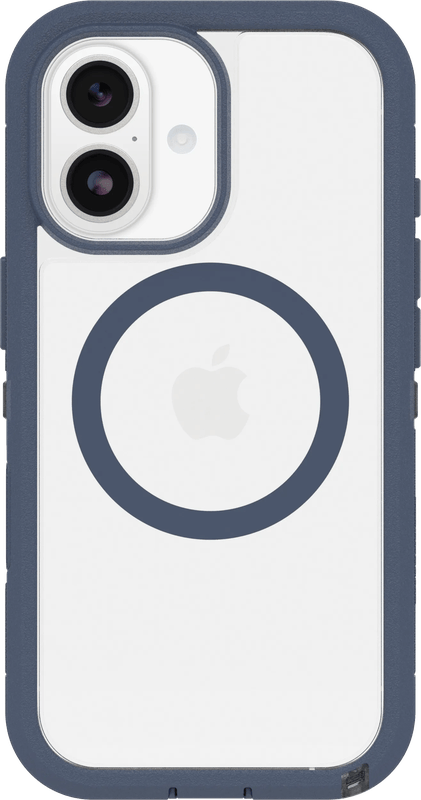 OtterBox Defender Pro XT iPhone 17 Back Cover met MagSafe Magneet Transparant Blauwe Rand