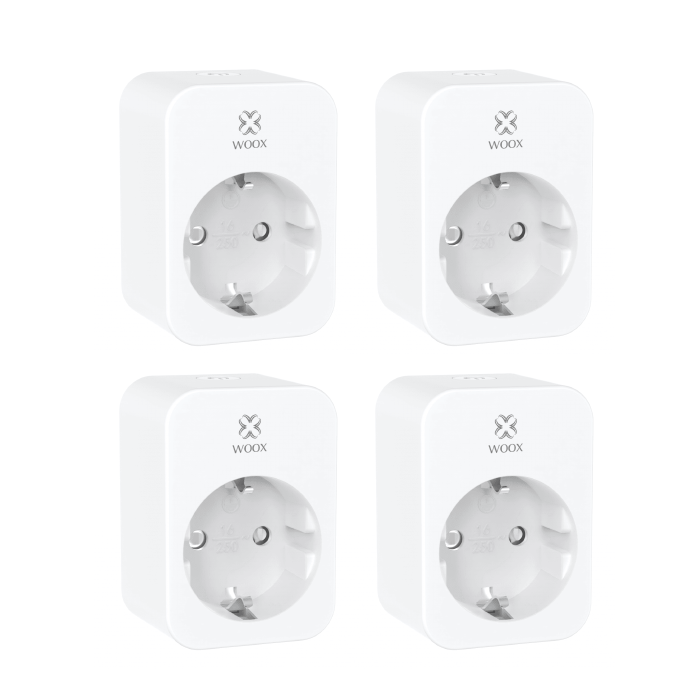Woox R6118 Slimme stekker + meter 4-pack