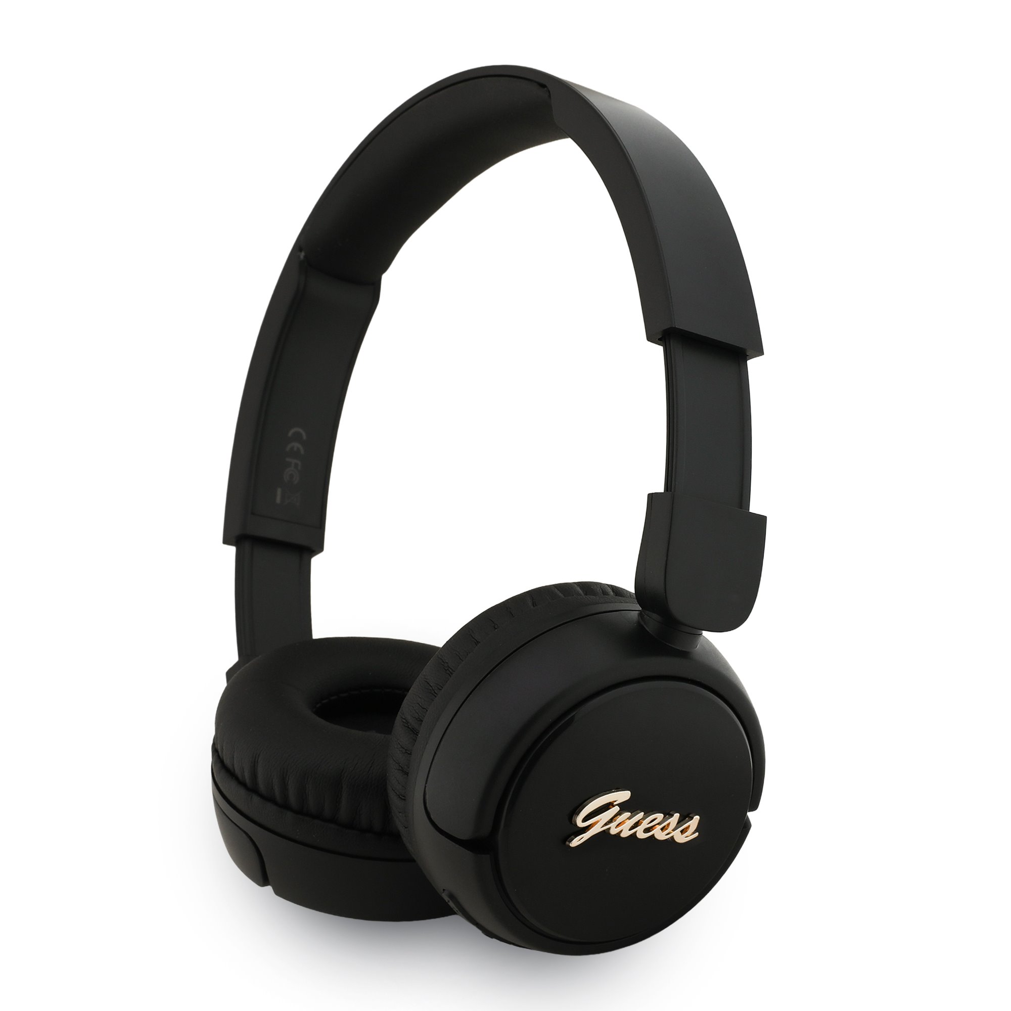 Guess Script Metal Logo Draadloze Koptelefoon - Zwart