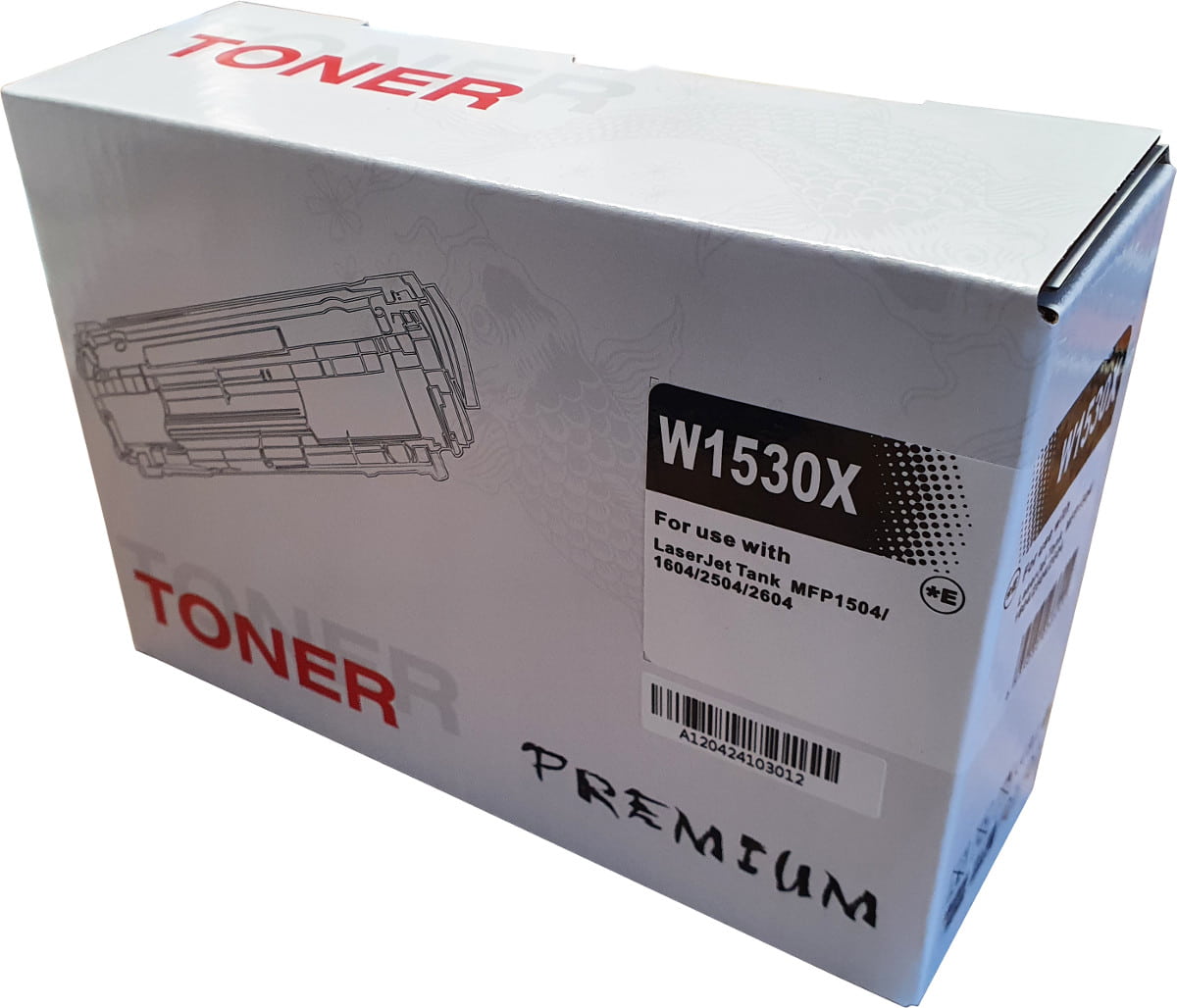 Huismerk HP 153X (W1530X) toner navul kit zwart