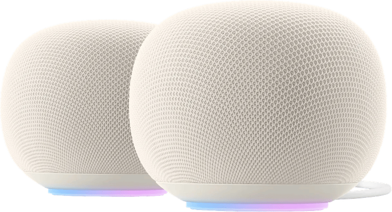 Google Home Speaker Crème Duo Pack