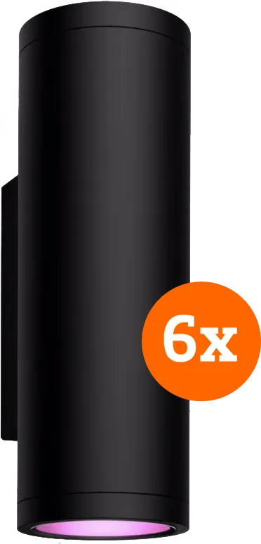 Philips Hue Appear muurlamp White & Color 6-Pack