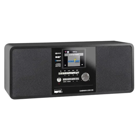 Imperial DABMAN i200 CD Hybride radio Zwart