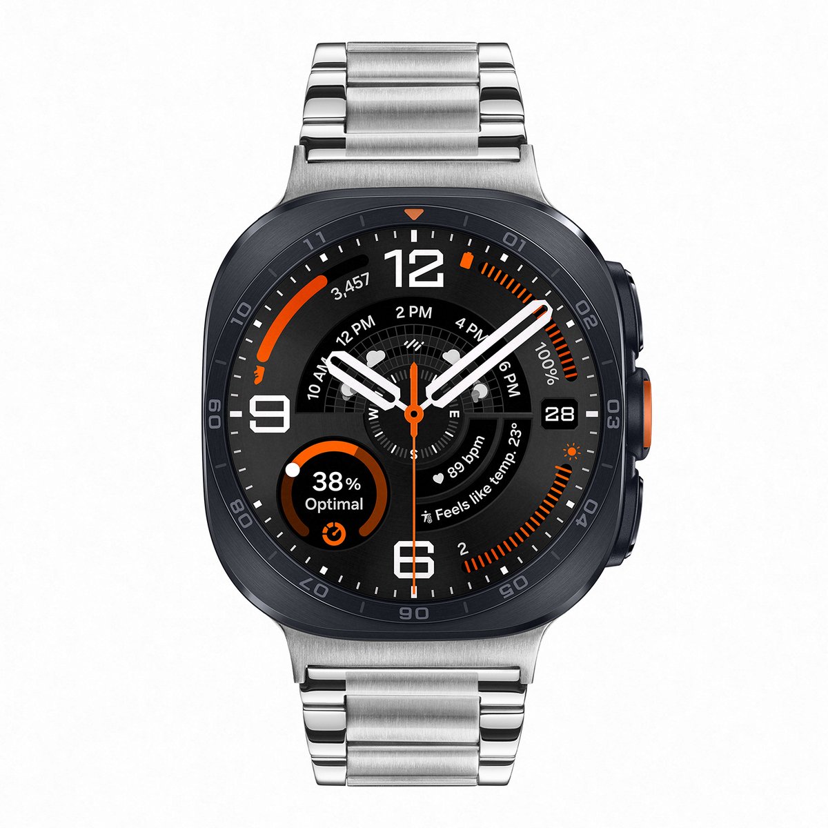 Samsung Special Edition SA.L715ZUSS.LTE Galaxy Watch Ultra2 LTE Grijs/Zilverkleurig