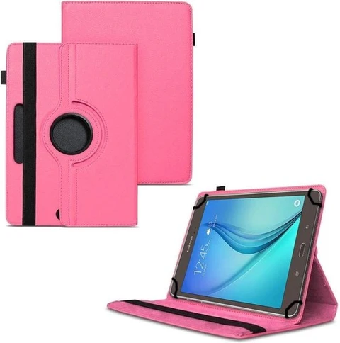 10 inch Tablet Hoesjes - 360° draaibaar - Standfunctie - Roze