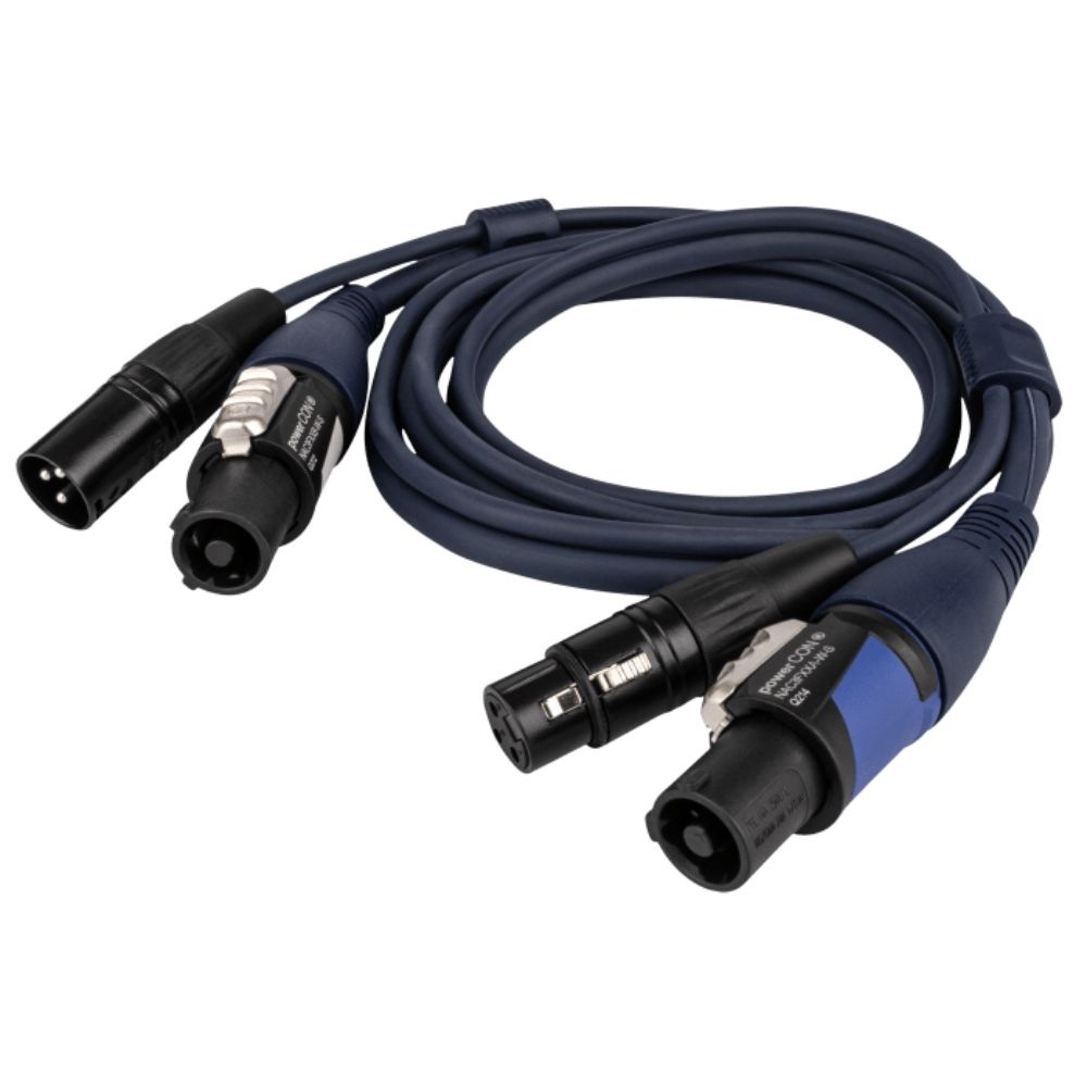 DAP Powercon in/uit & signaal kabel 150 cm
