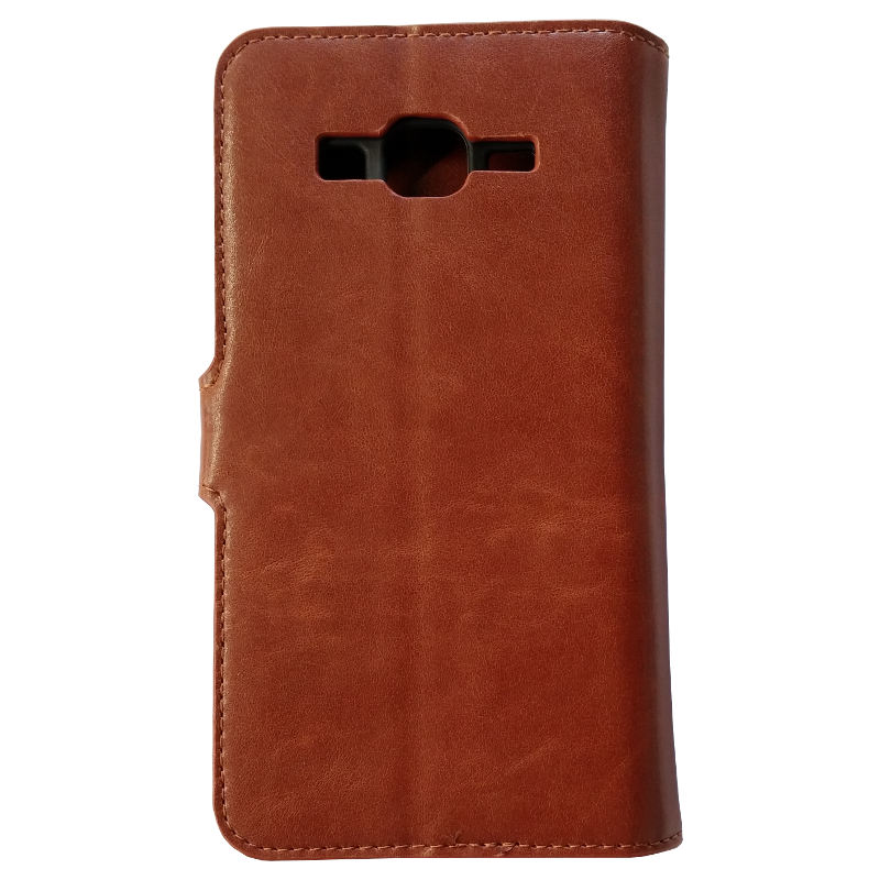Galaxy On7 hoesje bruin
