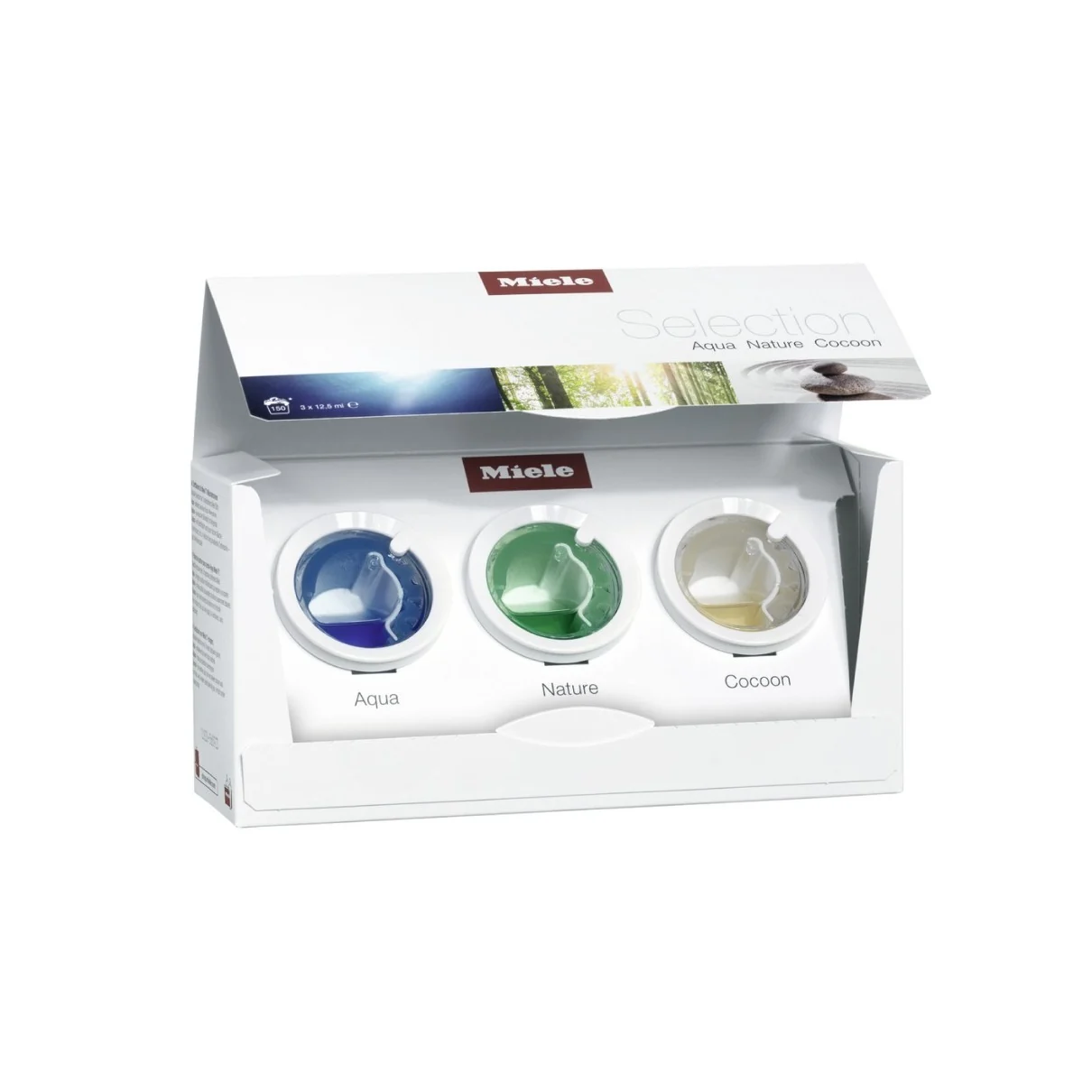 Miele Geurflacon set 3x Selection (Aqua, Nature, Cocoon) Wasmachine accessoire
