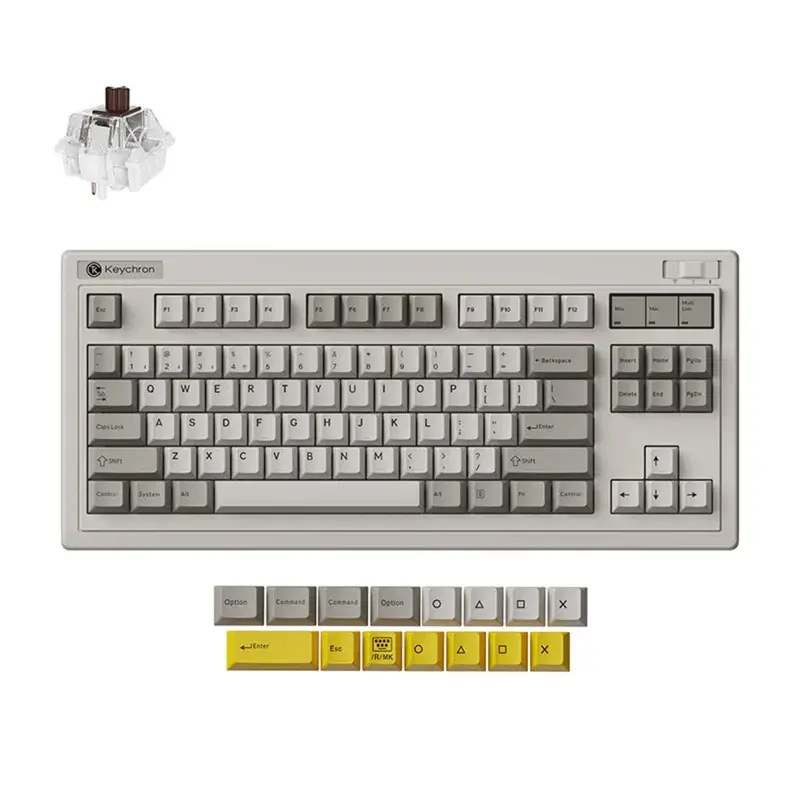 Keychron R3 Retro brown toetsenbord