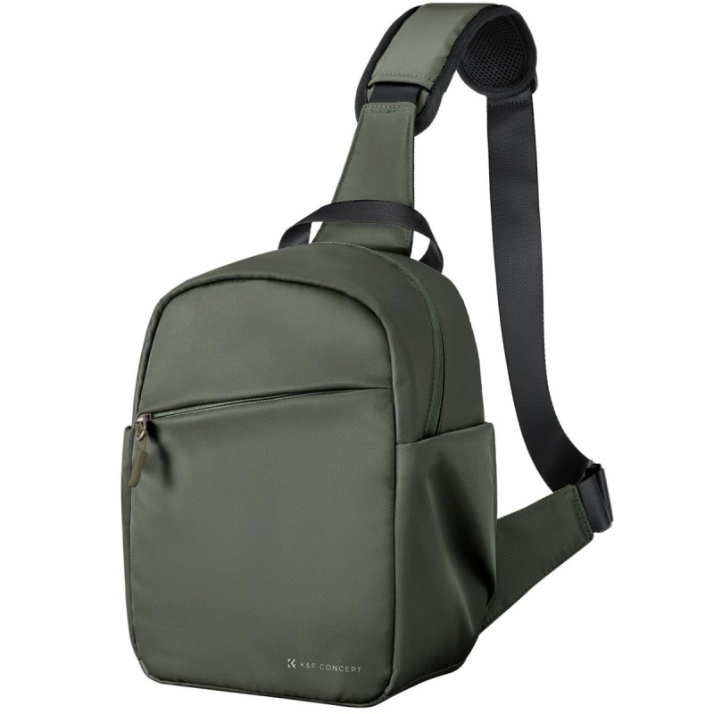 K&F Concept Urban Wander 08 camera sling bag in groen voor optimale mobiliteit