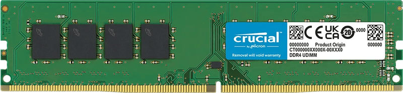 Crucial 16GB (1x 16GB) DDR4 DIMM 3200MHz CL22 XMP