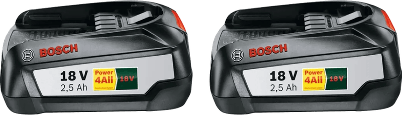 Bosch 18V 2,5 Ah Accu 2-pack