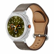 Classic leren band - Taupe - Samsung Galaxy Watch 8 Classic - 46mm