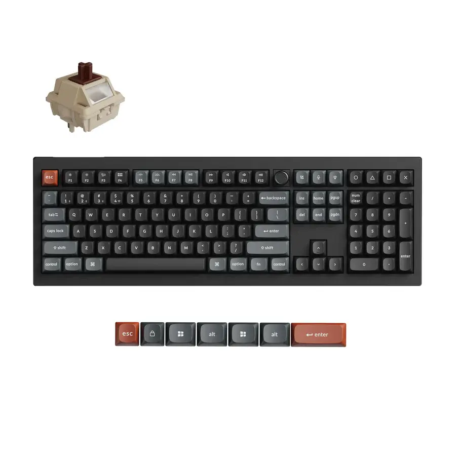 Keychron V6 Ultra 8K brown toetsenbord