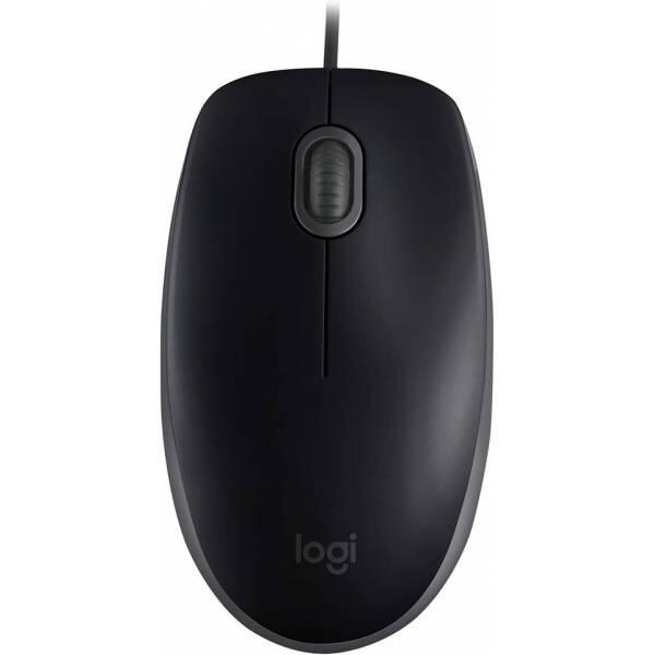 Logitech B110 Silent muis zwart