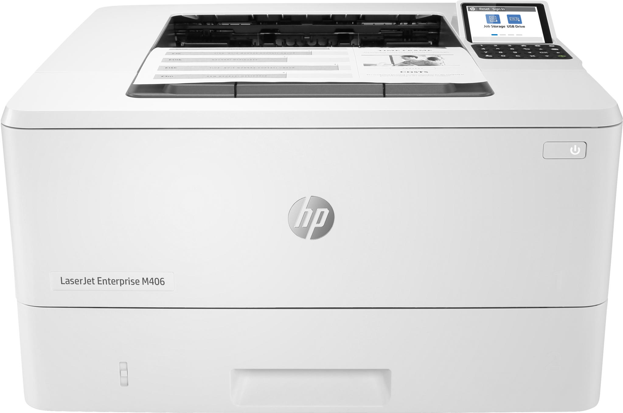 HP Laserjet Enterprise M406dn printer