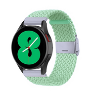 Braided nylon bandje - Lichtgroen - Garmin Vivoactive 6 / Vivoactive 5 / Vivoactive 3