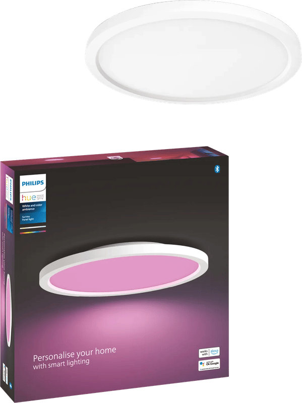Philips Hue Surimu paneellamp White and Color rond wit