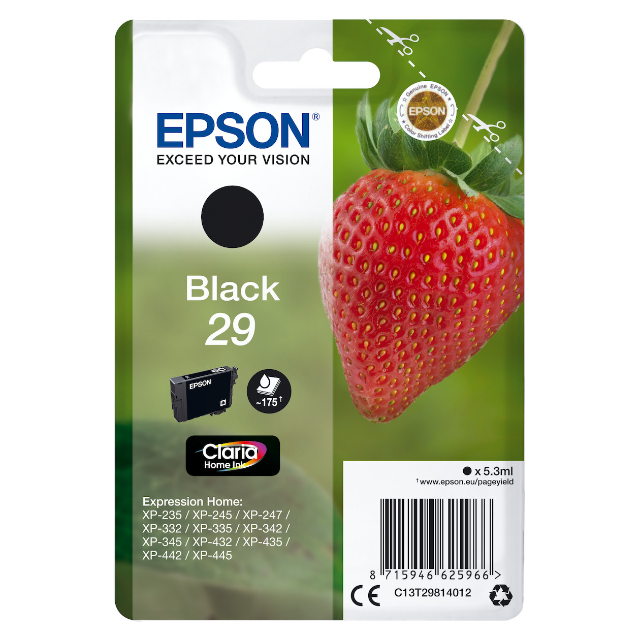 Epson T2981 Cartridge Inkt Zwart