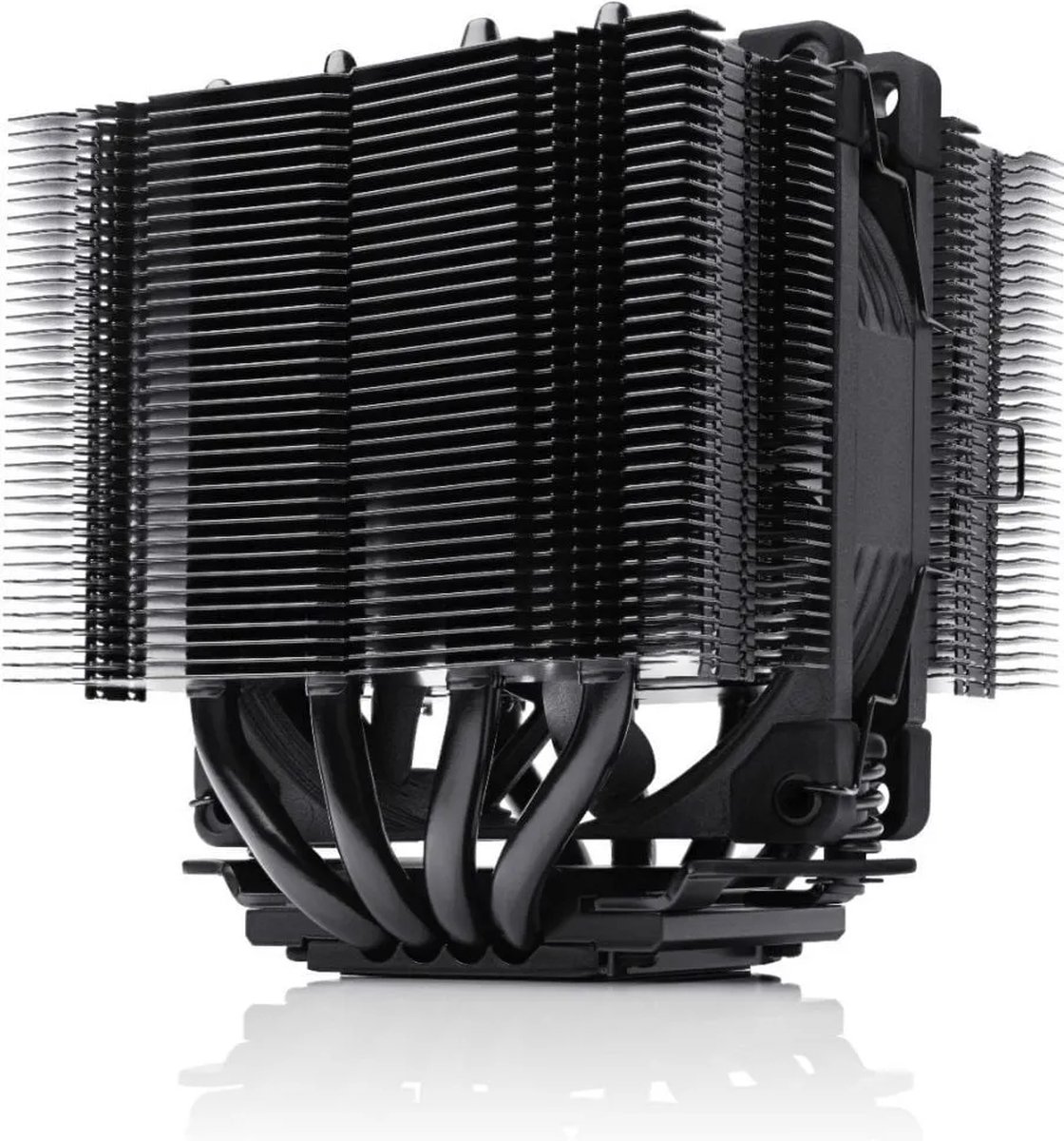 Noctua NH-D9L chromax.black - Koeler voor processor - 400 - 2000 omw/min. - 16.3 - 22.8 dBA - voor Intel LGA: 1851, 1700, 1200, 115x - AMD AM5, AM4 - 4-pins PMW - zwart
