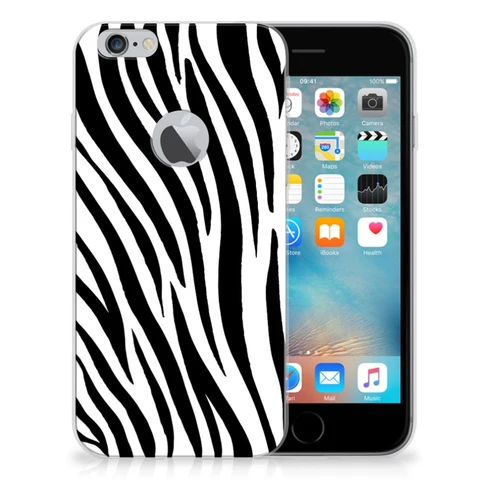 Apple iPhone 6 Plus | 6s Plus | Flexibel TPU Hoesje | Zebra