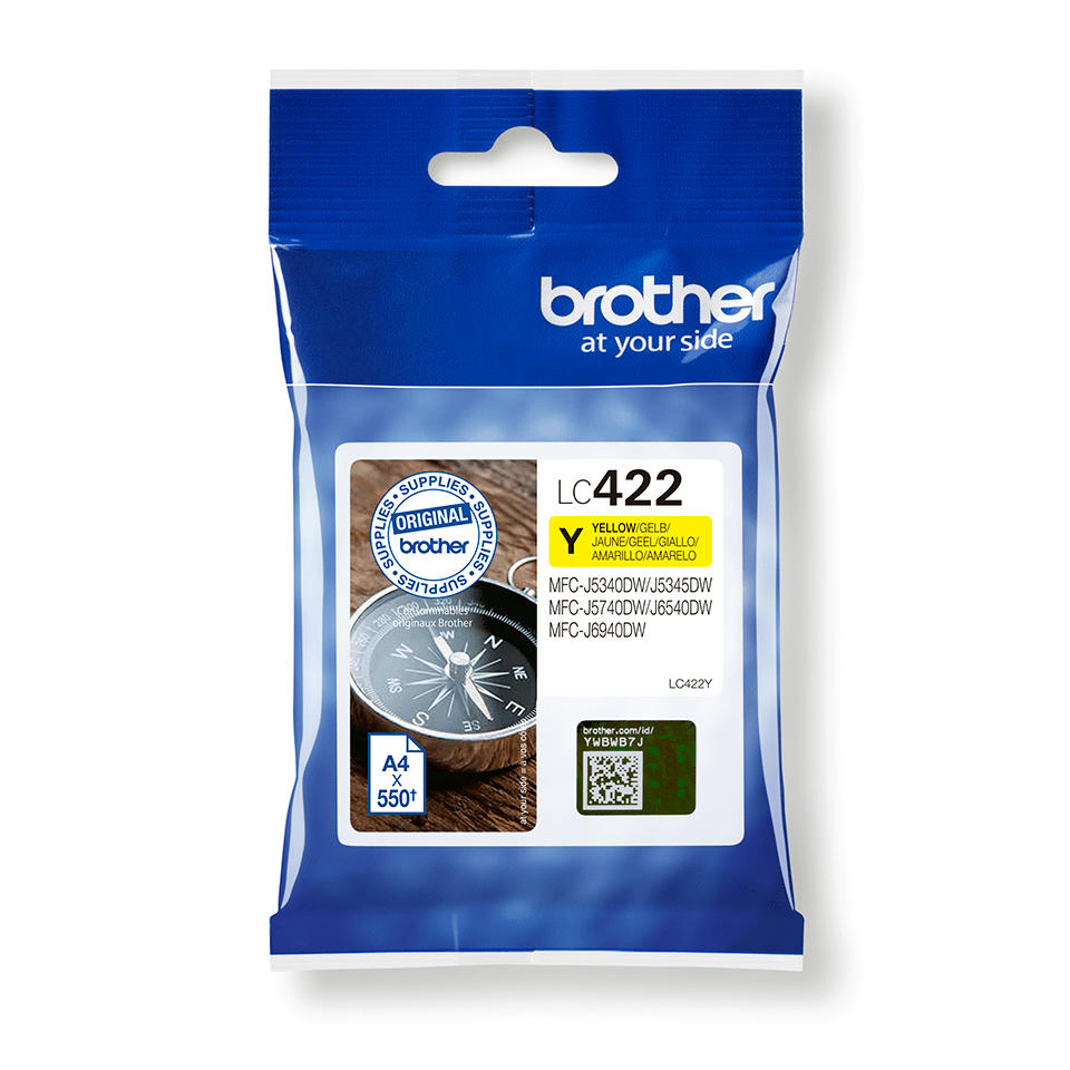 Brother LC-422Y geel