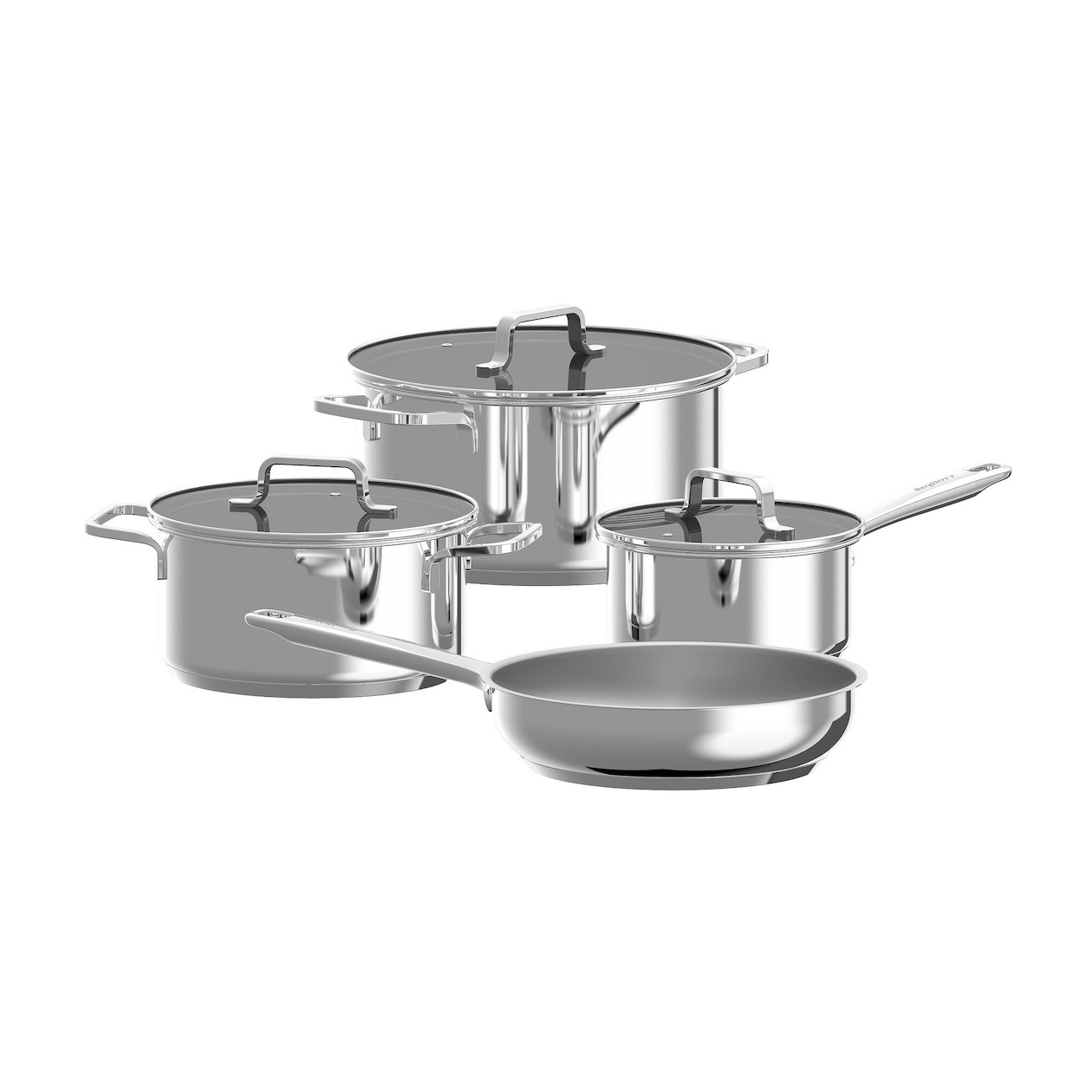 BergHOFF Kookpannenset 7-delig Dina Pan Grijs