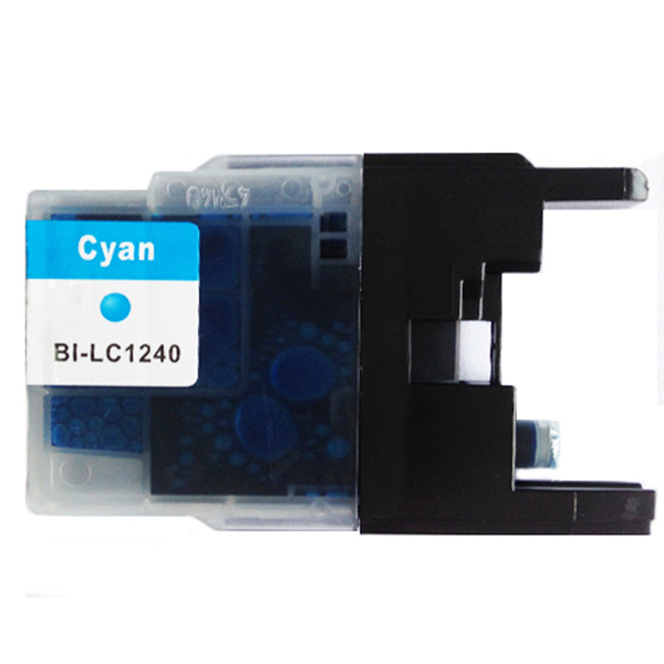 Huismerk Brother LC-1240C cartridge cyaan