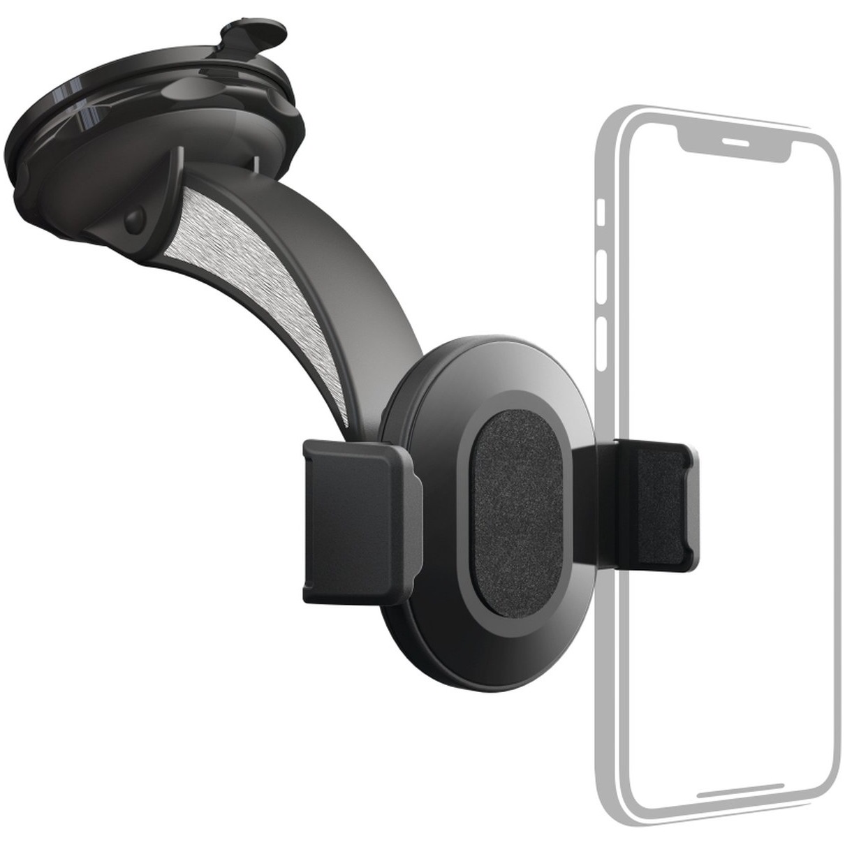 Hama Universele smartphone houder Move, met zuignap Telefoonhouder Zwart