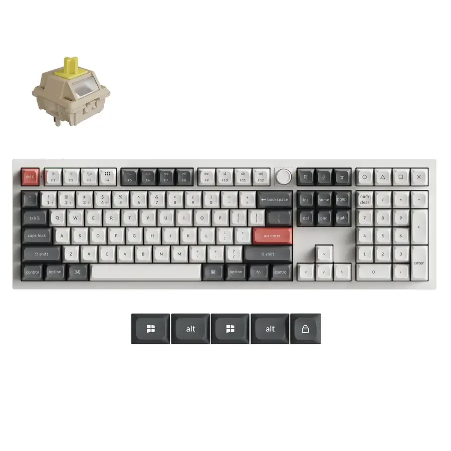 Keychron Q6 Ultra 8K banana switch wit