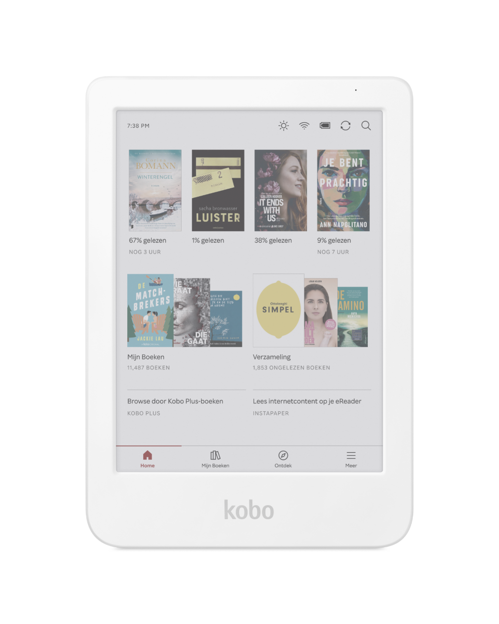 Kobo Clara Colour e-reader wit