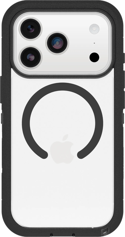 OtterBox Defender Pro XT iPhone 17 Pro Back Cover met MagSafe Magneet Transparant Zwart